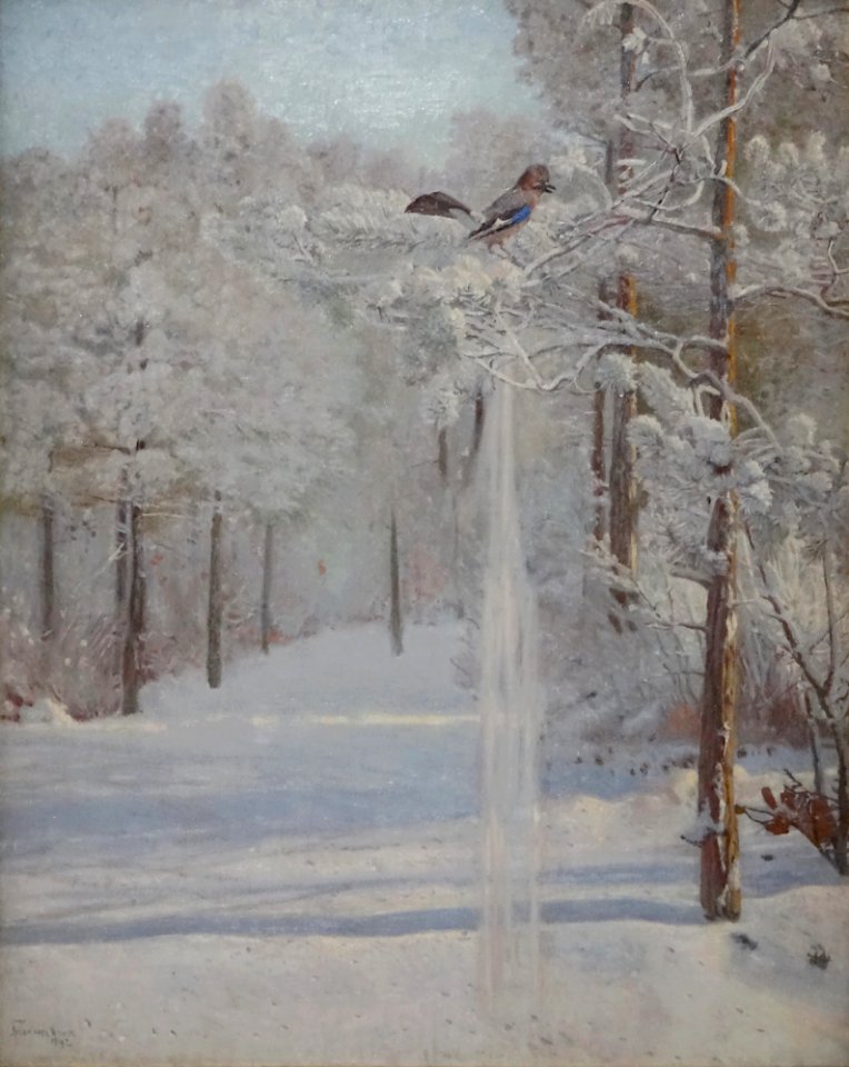 "Le geai", Jozef Chelmonski, 1892.