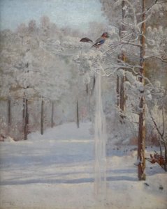 "Le geai", Jozef Chelmonski, 1892.