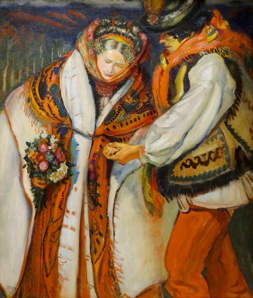"Les mariés", Fryderyk Pautsch, 1910.