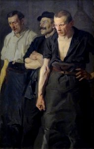 "La grève", Stanislaw Lentz, 1910.