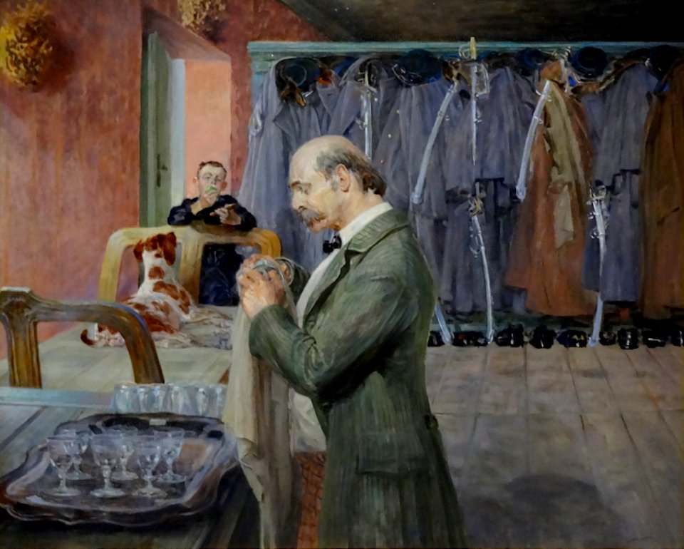 "Ma vie" (panneau central du triptyque), Jacek Malczewski,…