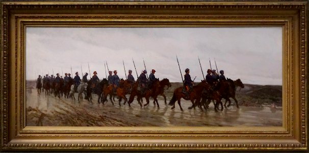 "Cosaques", Jozef Chelmonski, 1885.