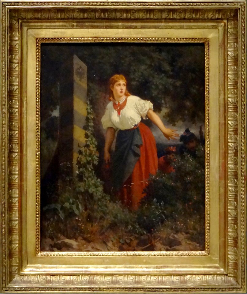 "Le passage de la frontière", Artur Grottger, 1865.