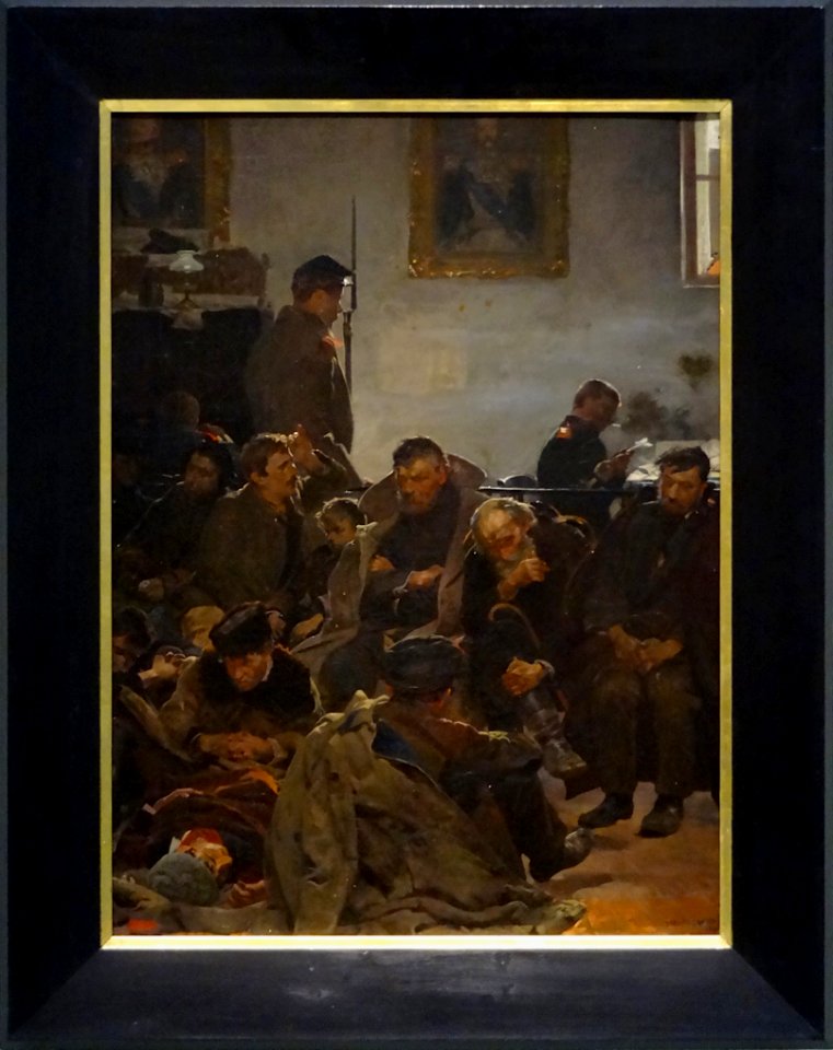 "L'étape (Les prisonniers)", Jacek Malczewski, 1890.