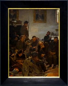 "L'étape (Les prisonniers)", Jacek Malczewski, 1890.