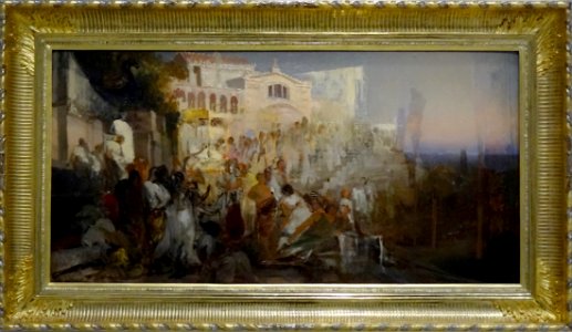 "Les torches de Néron" (esquisse), Henryk Siemiradzki, ver…