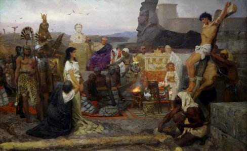 "Scène de martyre des premiers chrétiens", Henryk Siemirad…