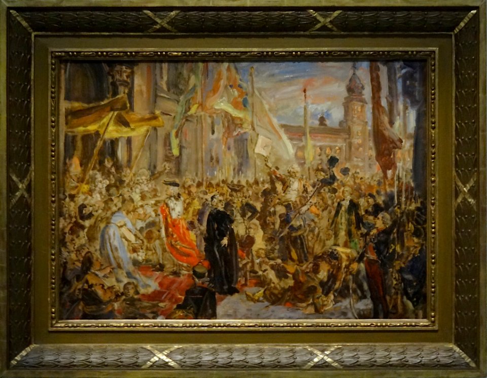 "La Constitution du 3 mai 1791" (esquisse), Jan Matejko, 1…