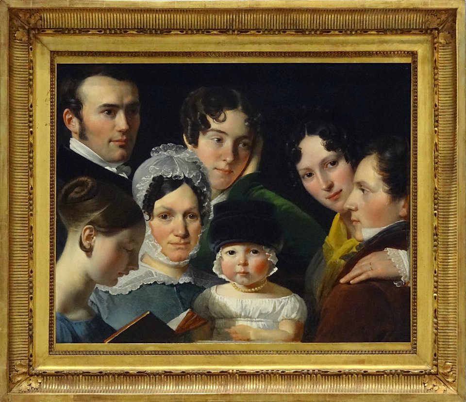 "La famille Dubufe", Claude-Marie Dubufe, 1820.