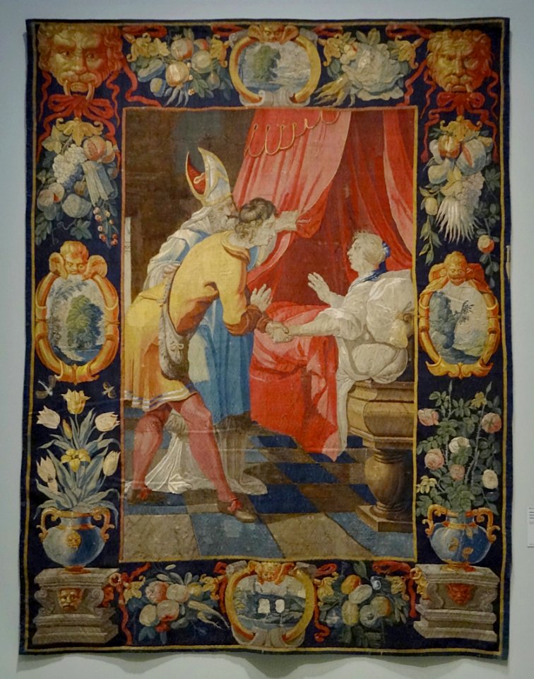 "Adamas donne Céladon à Astrée", Bruges, vers 1640.