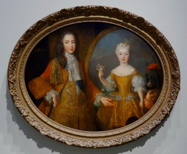 "L'Amour présentant à Louis XV le portrait de sa fiancée l…