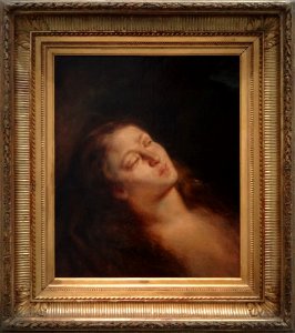 "Madeleine dans le désert", Eugène Delacroix, 1845.