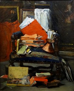"Nature morte", Louis Charles Spriet, 1886.