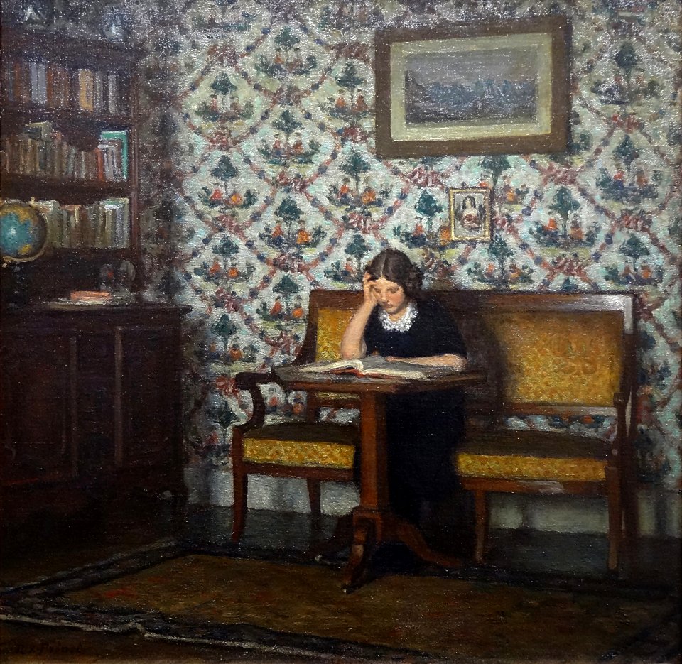 "La lecture", René-Xavier Prinet.