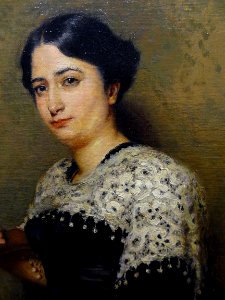 "Portrait de Louise Champier" (détail), Germaine Lantoine-…