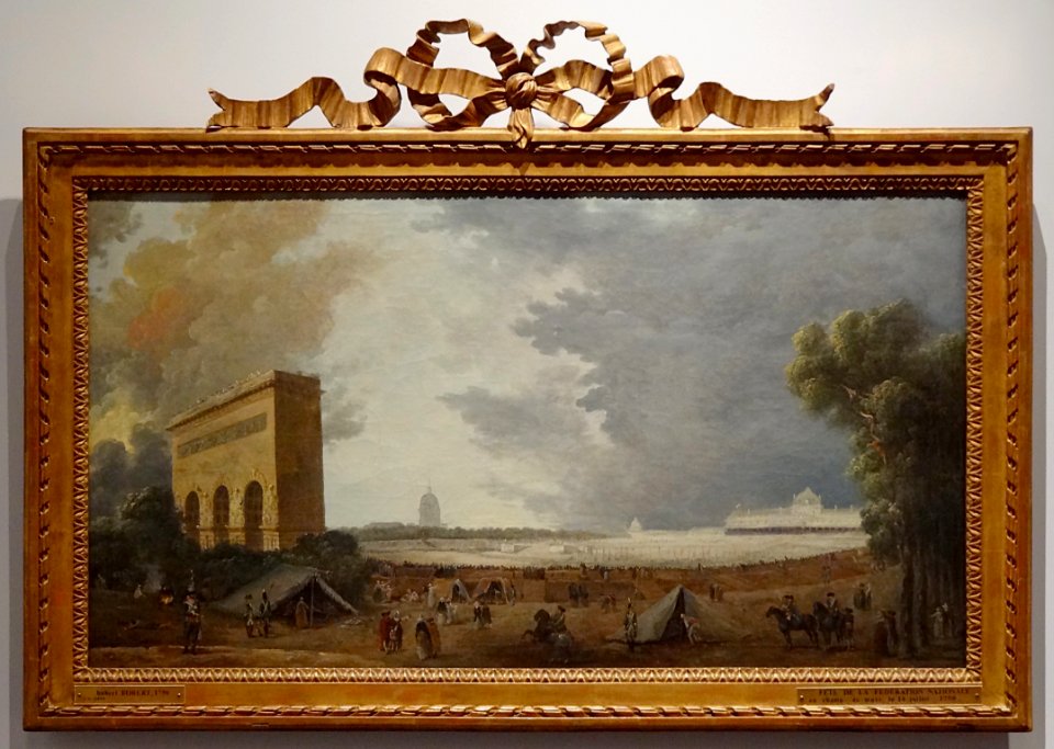 "Fête de la Fédération, le 14 juillet 1790", Hubert Robert…