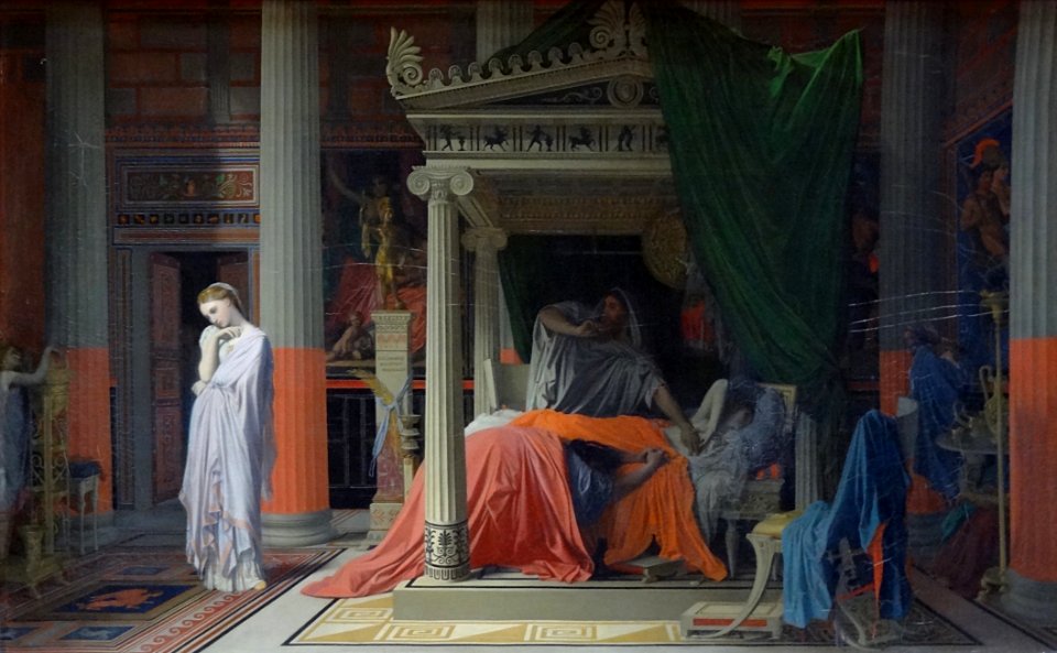 "Antiochus et Stratonice", Jean-Auguste-Dominique Ingres.