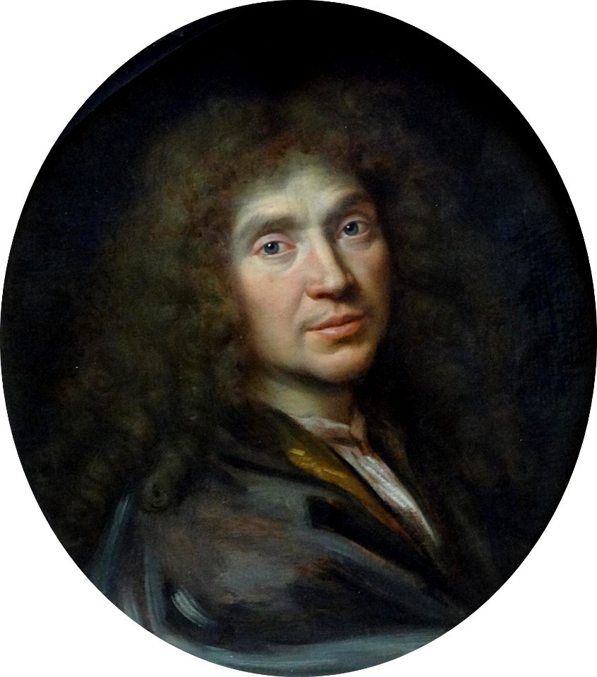 "Molière", Pierre Mignard.