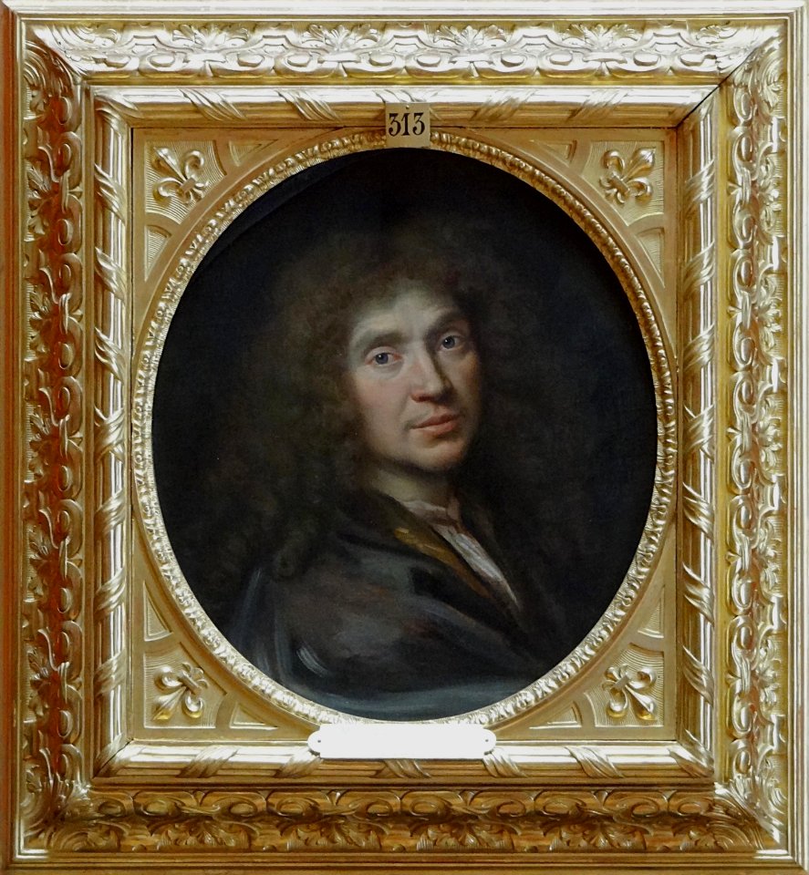 "Molière", Pierre Mignard.