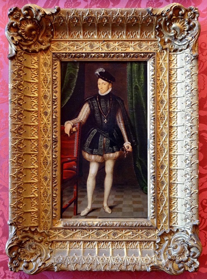 "Portrait de Charles IX, par François Clouet.
