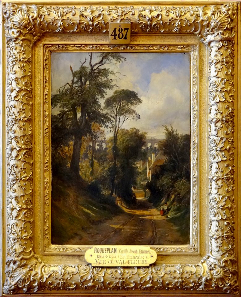 "Vue du Val-Fleury", Camille Roqueplan.