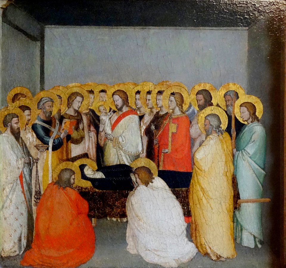 "La Mort de la Vierge", Maso di Banco. Ecole italienne, 14…