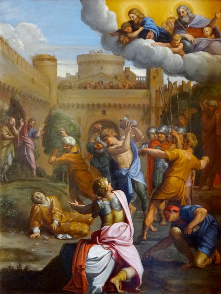 "La Lapidation de saint Etienne", Domenico Zampieri.