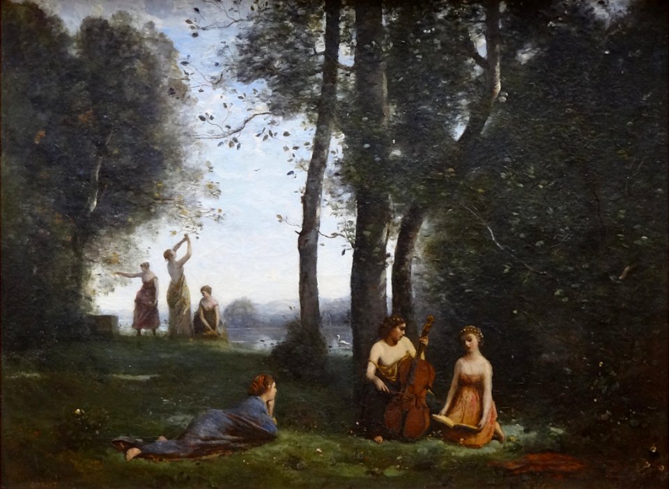 "Concert champêtre", Jean-Baptiste-Camille Corot. Musée Co…