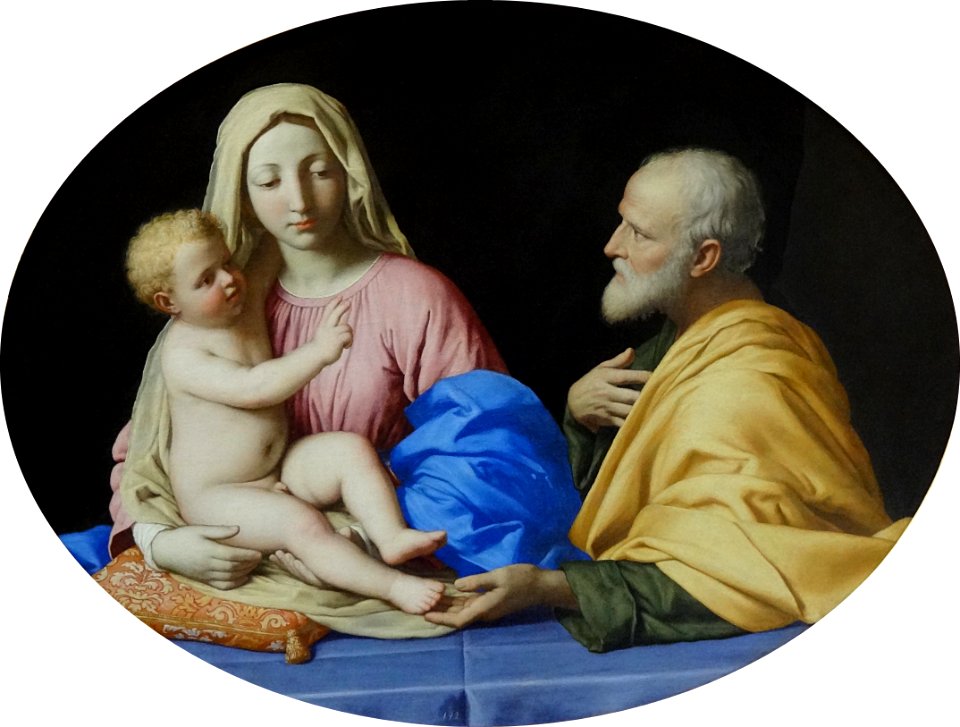 "La Sainte Famille", Sassoferrato. Musée Condé, Chantilly.…