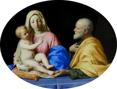 "La Sainte Famille", Sassoferrato. Musée Condé, Chantilly.…