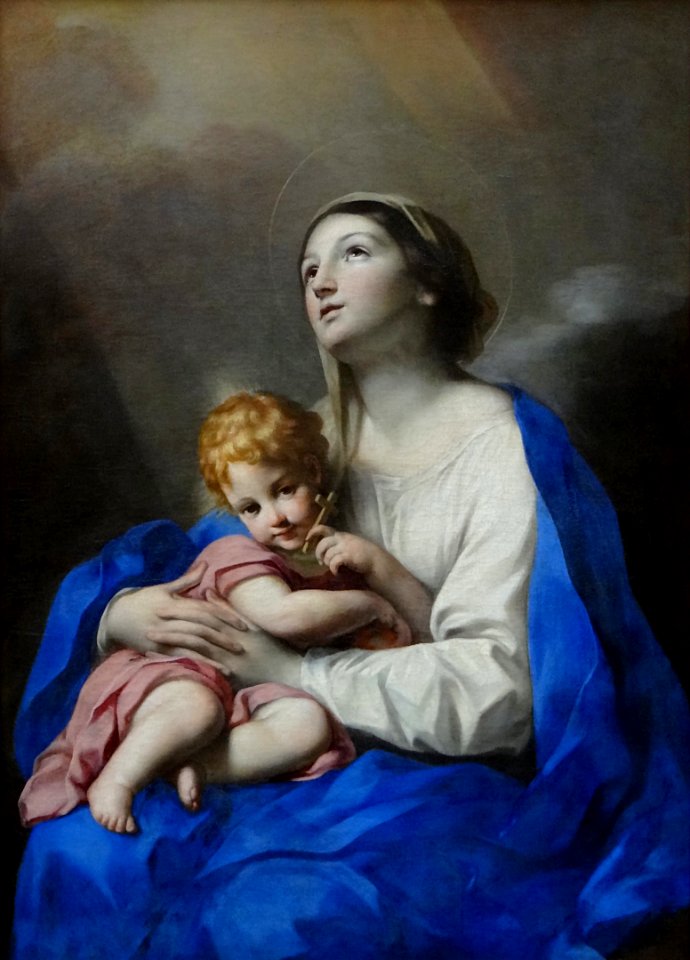 "La Vierge et l'Enfant Jésus", Carlo Cignani. Musée Condé,…