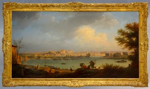 "Vue de la ville d'Avignon", Joseph Vernet, 1757. Trésor N…