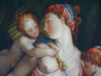"La Charité" (détail), d'après Francesco Salviati, vers 15…