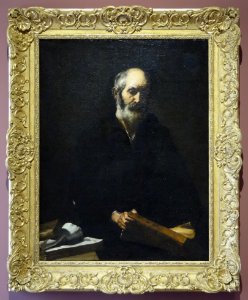 "Platon", Jusepe de Ribera, 1630. Amiens, musée de Picardi…. Free illustration for personal and commercial use.