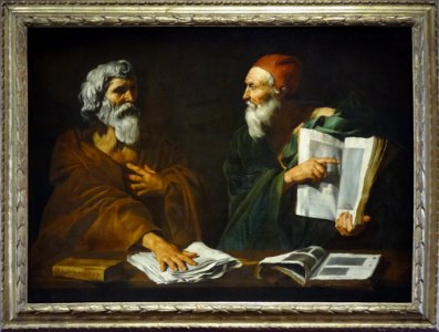 "Deux philosophes (Anaxagore et Lacydès ?)", Jusepe de Rib…