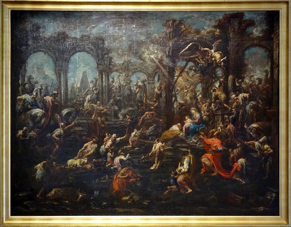"L'Adoration des Mages", Alessandro Magnasco, vers 1740. D…