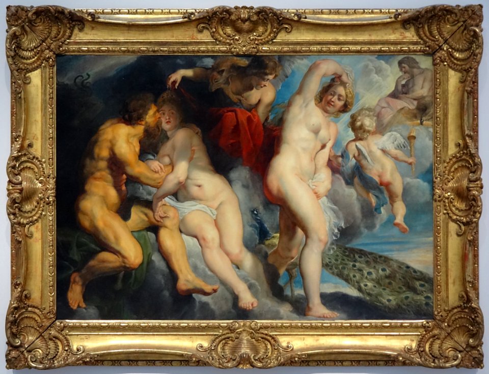 "Le roi Ixion trompé par Junon qu'il voulait séduire", Rub…