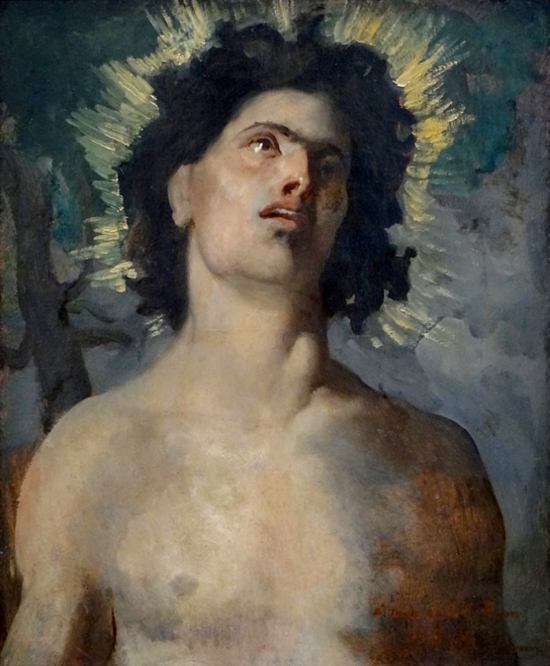 "Saint Sébastien", Pierre Puvis de Chavannes.