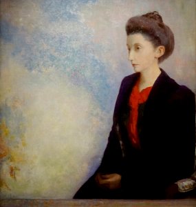 "Portrait de la baronne Robert de Domecy", Odilon Redon, 1…