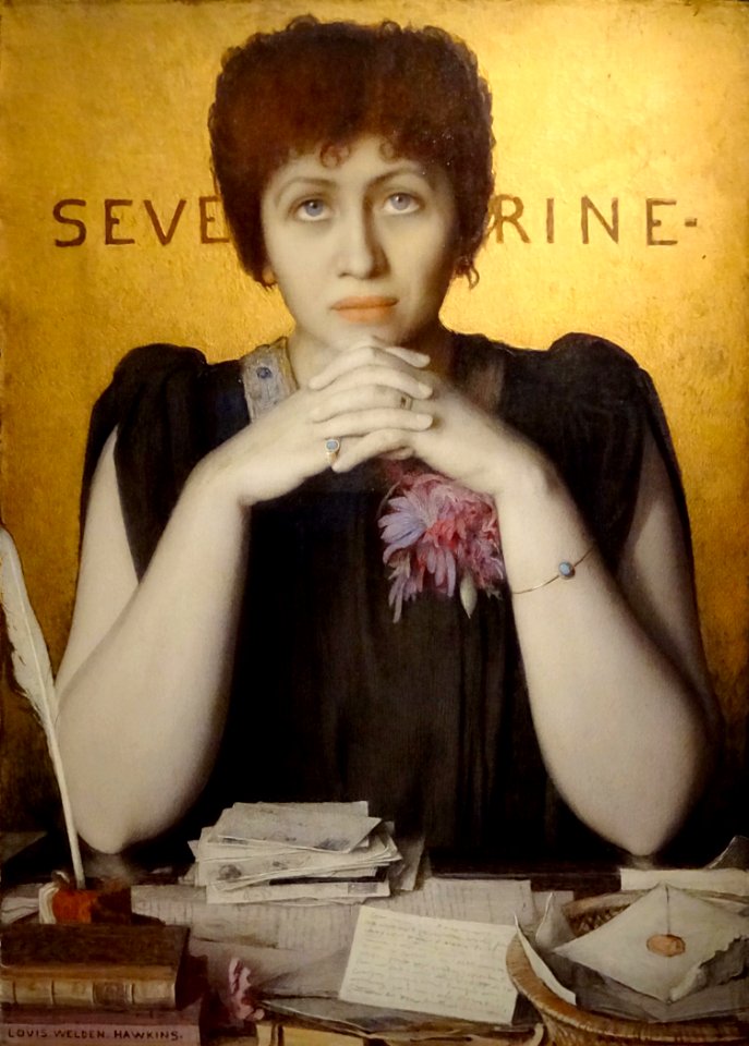 "Séverine", Louis Welden Hawkins, vers 1895.
