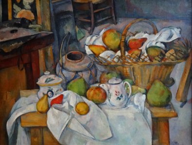 "La table de cuisine", Paul Cézanne, 1888-1890.