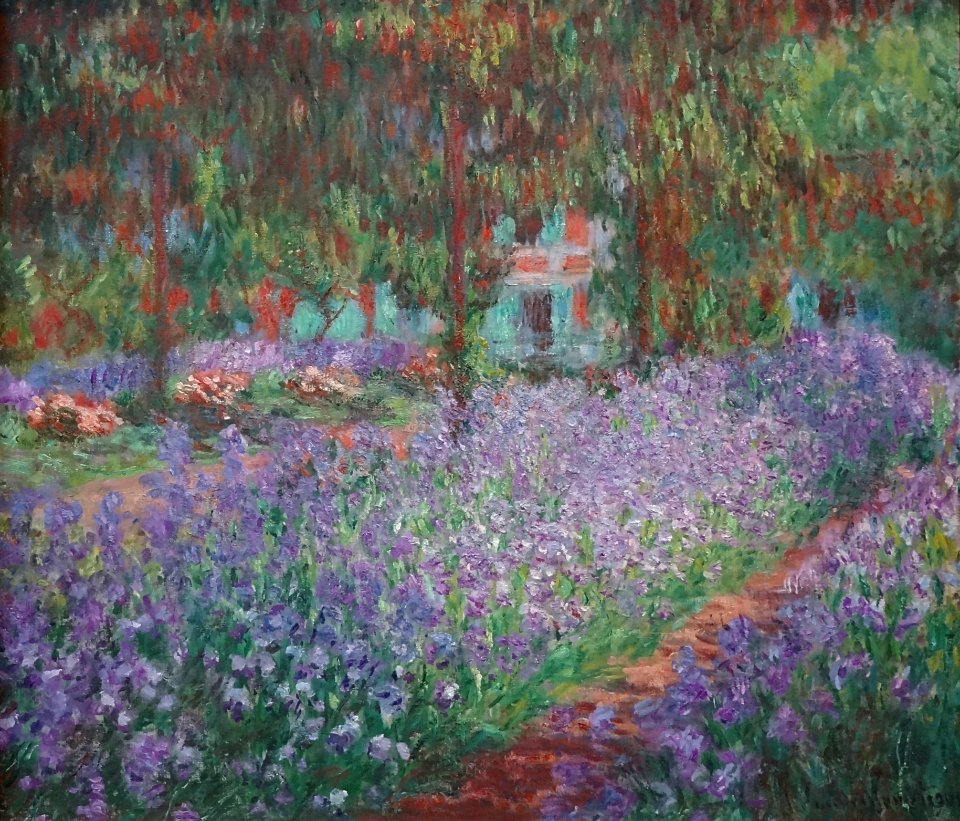 "Le bassin de l'artiste à Giverny", Claude Monet, 1900.