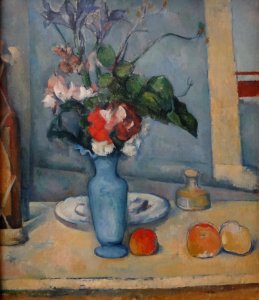 "Le vase bleu", Paul Cézanne, 1889-1890.