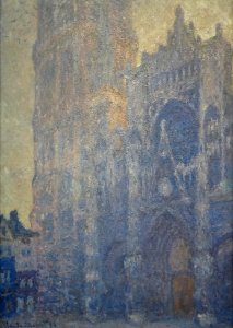 "La cathédrale de Rouen. Le portail et la tour d'Albane, s…