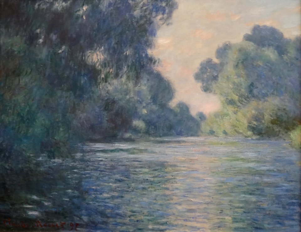"Bras de Seine près de Giverny", Claude Monet, 1897.