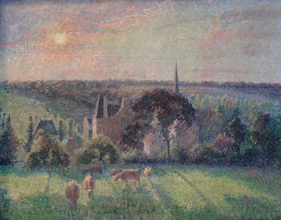 "Soleil d'après-midi dans le pré d'Eragny", Camille Pissar…
