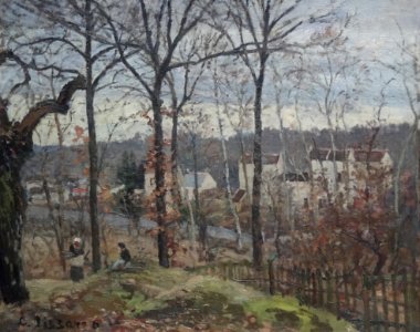 "Paysage d'hiver à Louveciennes", Camille Pissarro, vers 1…