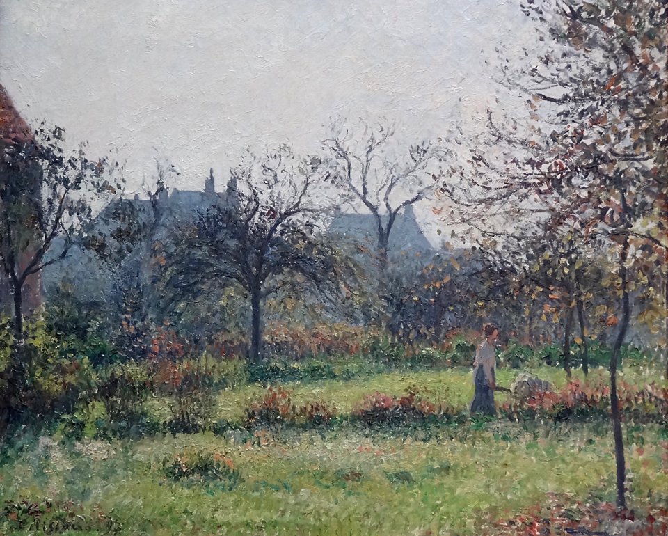 "Matinée d'automne, jardin d'Eragny", Camille Pissarro, 18…