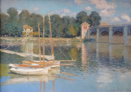 "Le pont d'Argenteuil", Claude Monet, 1874.