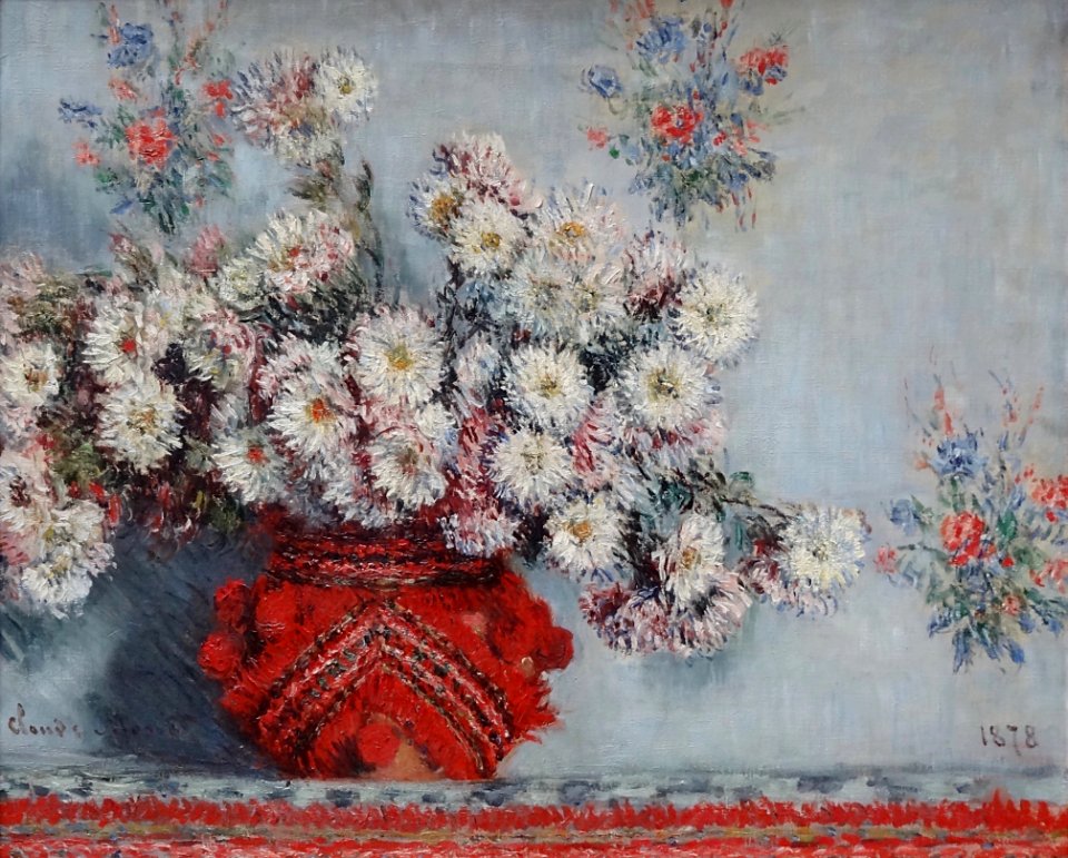 "Chrysanthèmes", Claude Monet, 1878.
